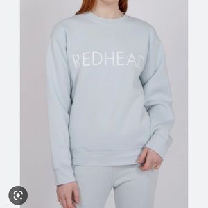 BRUNETTE The Label Core Crew Summer Sky “Redhead” Crewneck Sweatshirt,